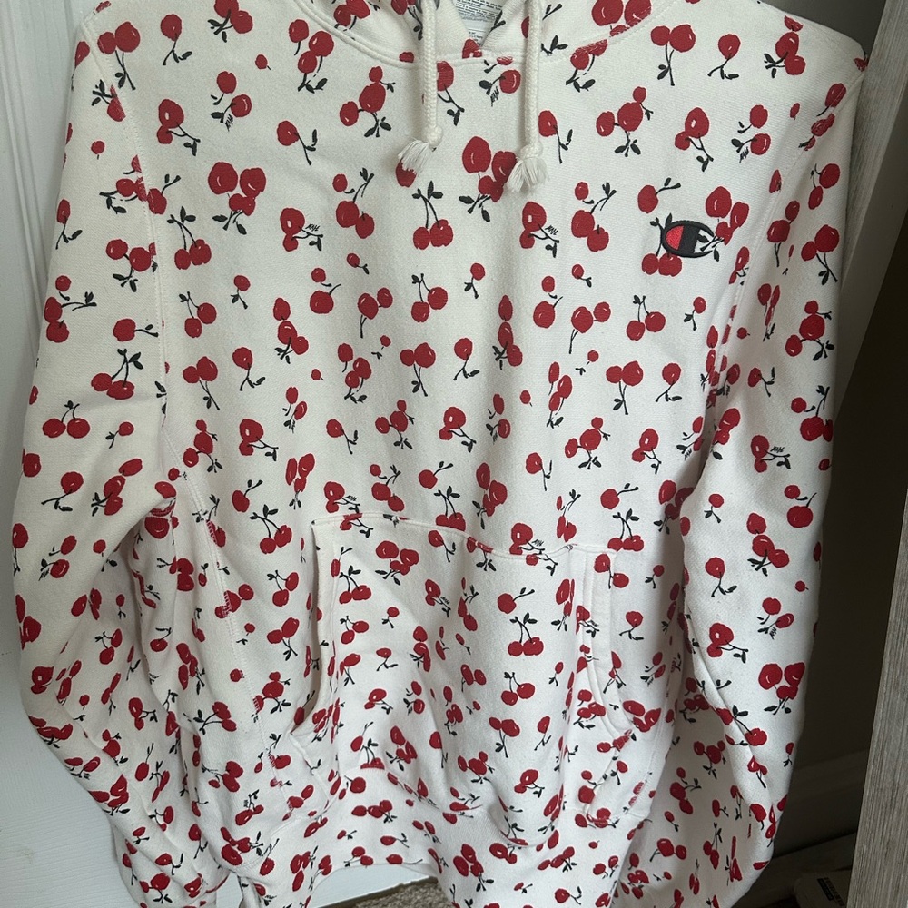 HVN x Champion Cherry Print Hoodie - Picture 1 of 4